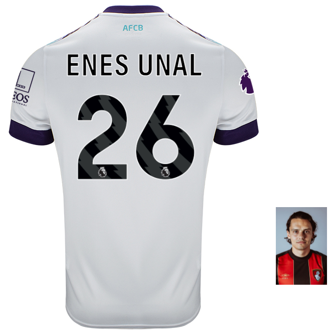 Infants Away Kit 24-25-White-26-ENES ÜNAL Collection | AFC Bournemouth Official Store