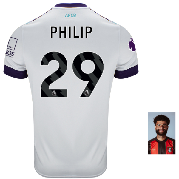 Infants Away Kit 24-25-White-29-PHILIP BILLING Collection | AFC Bournemouth Official Store