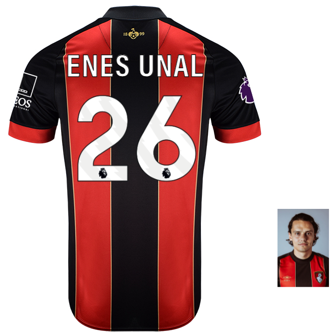 Infants Home Kit 24-25-Red-Black-26-ENES ÜNAL Collection | AFC Bournemouth Official Store