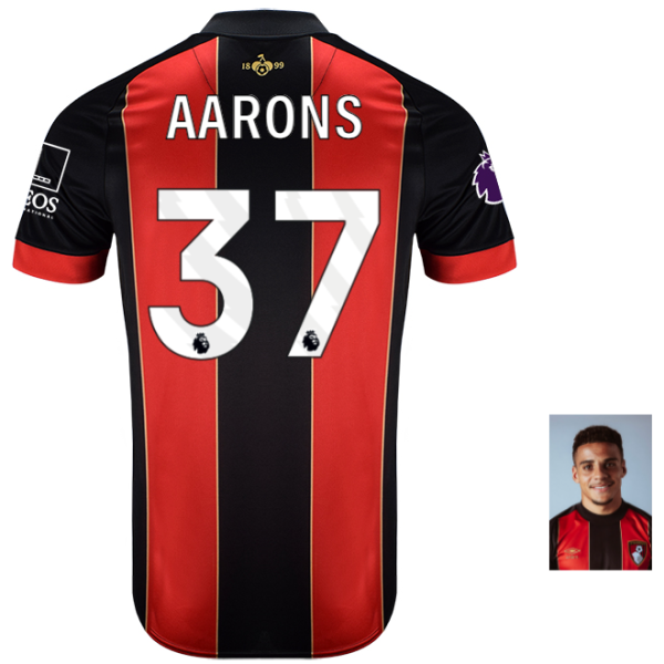 Infants Home Kit 24-25-Red-Black-37-MAX AARONS Collection | AFC Bournemouth Official Store