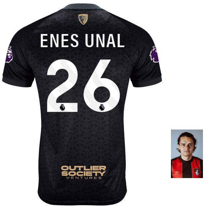 MBJ X AFCB Childrens Shirt-Black-26-ENES ÜNAL Collection | AFC Bournemouth Official Store