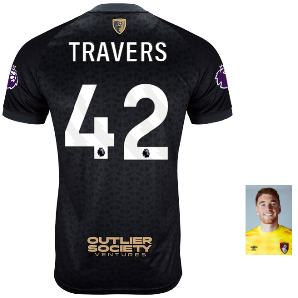 MBJ X AFCB Childrens Shirt-Black-42-MARK TRAVERS Collection | AFC Bournemouth Official Store