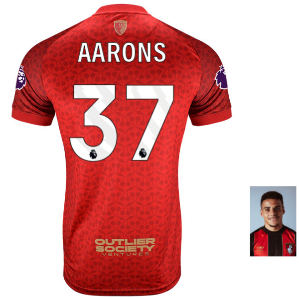 MBJ X AFCB Childrens Shirt-Red-37-MAX AARONS Collection | AFC Bournemouth Official Store