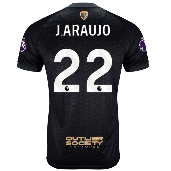 MBJ X AFCB Mens Shirt-Black-22-JULIÁN ARAUJO Collection | AFC Bournemouth Official Store