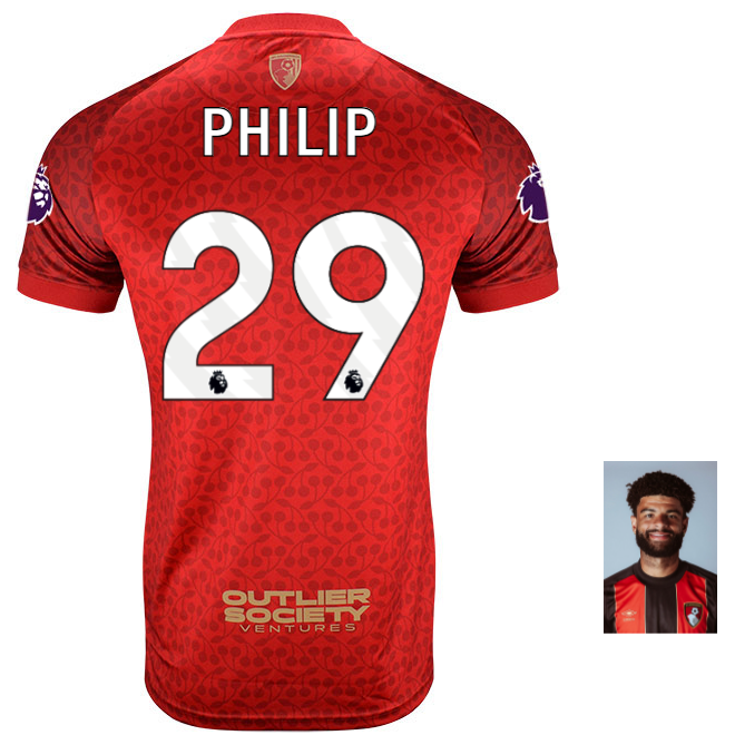 MBJ X AFCB Mens Shirt-Red-29-PHILIP BILLING Collection | AFC Bournemouth Official Store