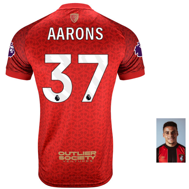 MBJ X AFCB Mens Shirt-Red-37-MAX AARONS Collection | AFC Bournemouth Official Store