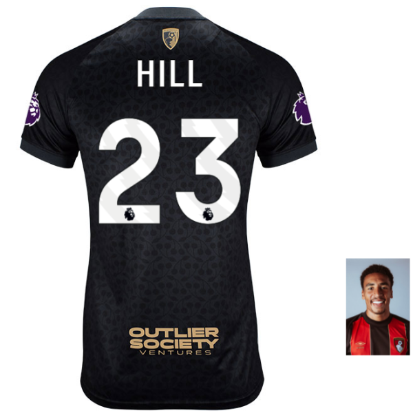 MBJ X AFCB Womens Shirt-Black-23-JAMES HILL Collection | AFC Bournemouth Official Store