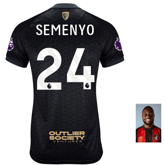 MBJ X AFCB Womens Shirt-Black-24-ANTOINE SEMENYO Collection | AFC Bournemouth Official Store