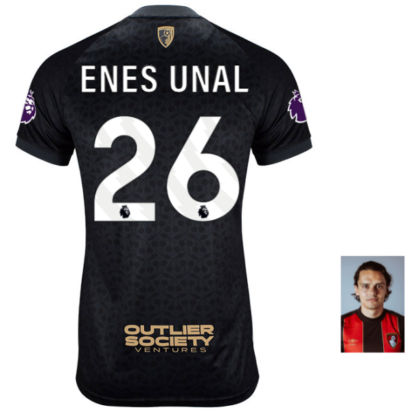 MBJ X AFCB Womens Shirt-Black-26-ENES ÜNAL Collection | AFC Bournemouth Official Store