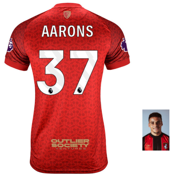 MBJ X AFCB Womens Shirt-Red-37-MAX AARONS Collection | AFC Bournemouth Official Store