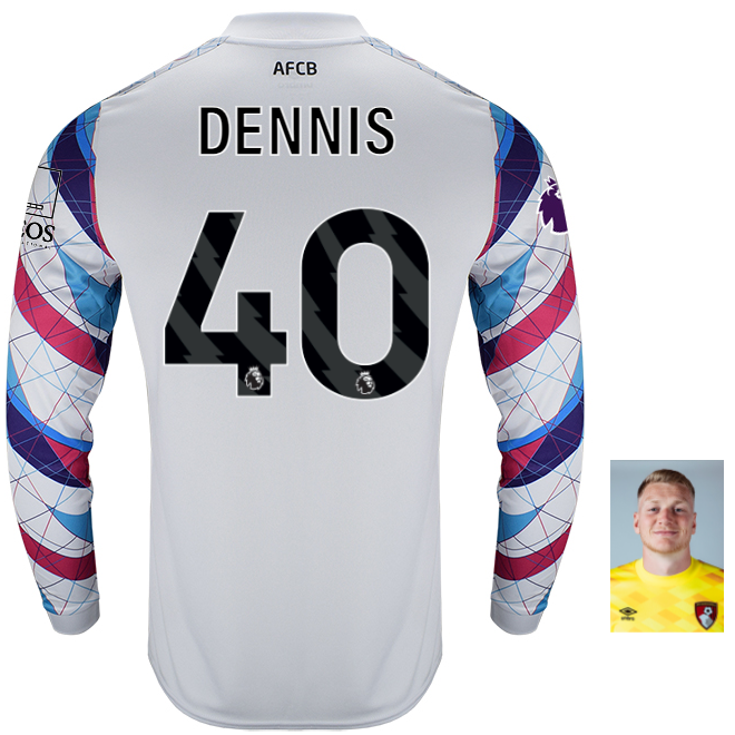 Mens Goalkeeper Shirt 24-25-Lilac Hint-40-WILL DENNIS Collection | AFC Bournemouth Official Store