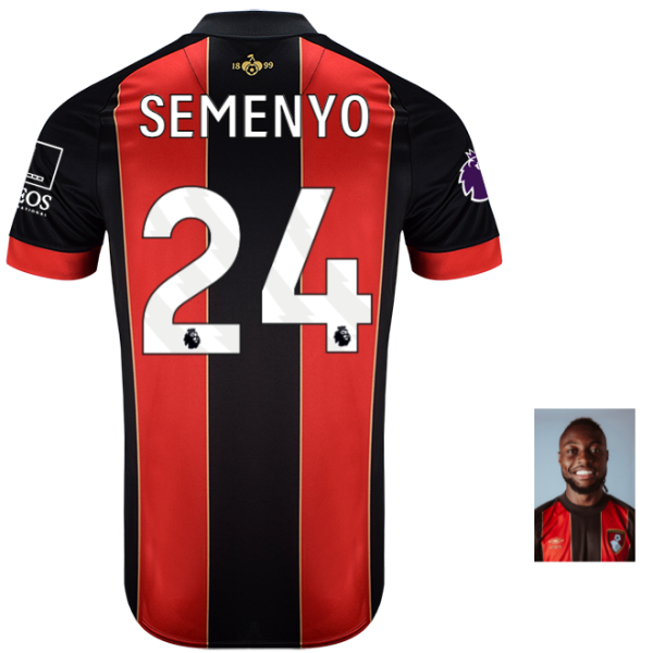 Mens Home Shirt 24-25-Red-Black-24-ANTOINE SEMENYO Collection | AFC Bournemouth Official Store