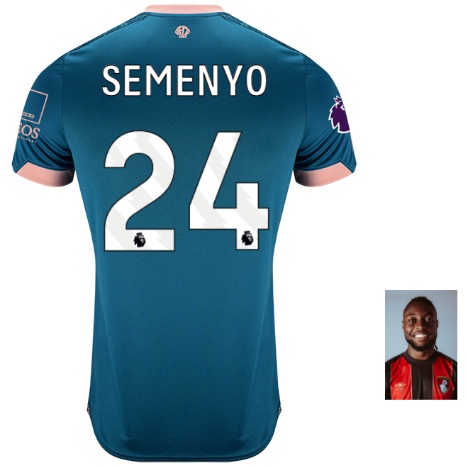 Mens Third Shirt 24-25-Lagoon Green-24-ANTOINE SEMENYO Collection | AFC Bournemouth Official Store