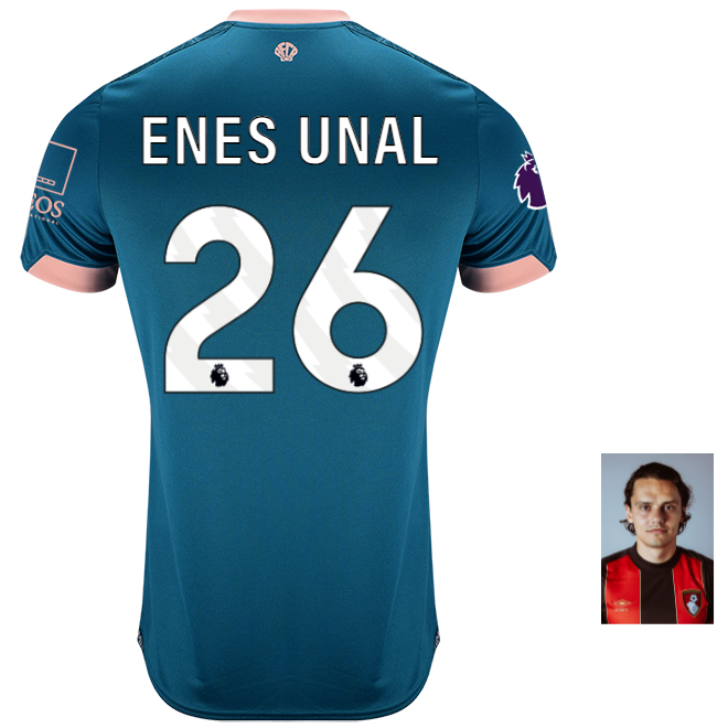 Mens Third Shirt 24-25-Lagoon Green-26-ENES ÜNAL Collection | AFC Bournemouth Official Store