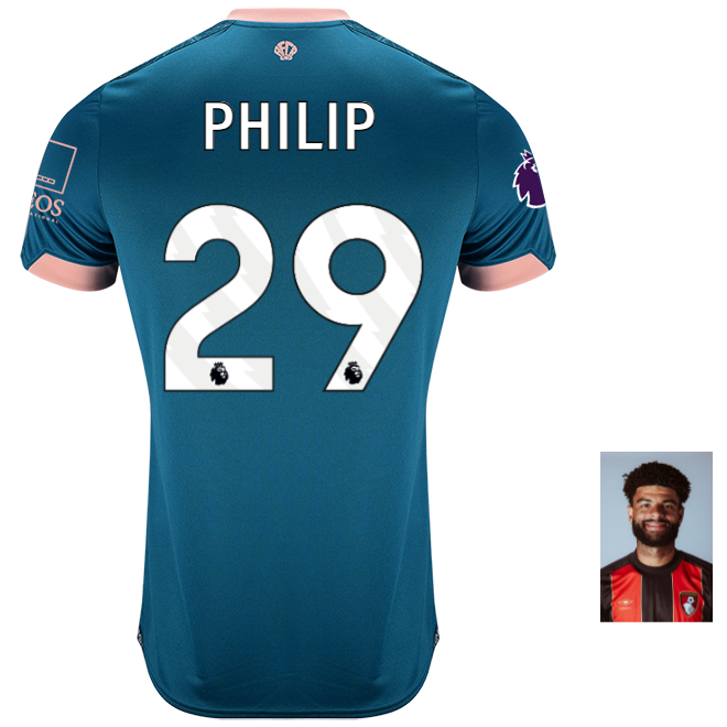 Mens Third Shirt 24-25-Lagoon Green-29-PHILIP BILLING Collection | AFC Bournemouth Official Store