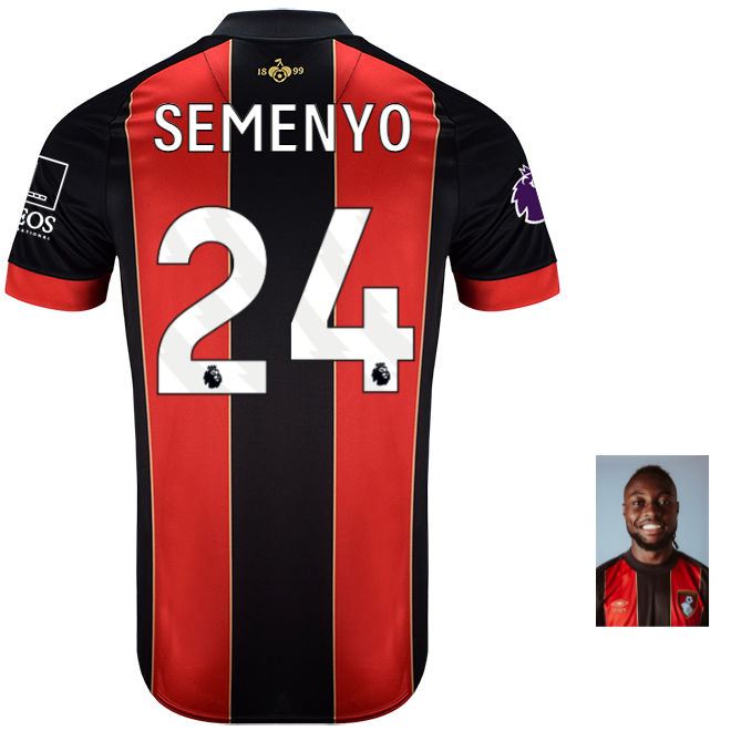 Mens Unsponsored Home Shirt 24-25-24-ANTOINE SEMENYO Collection | AFC Bournemouth Official Store