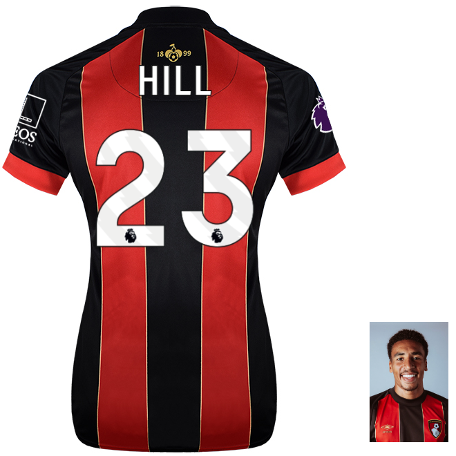 Womens Anniversary Home Shirt 24-25-Red-Black-23-JAMES HILL Collection | AFC Bournemouth Official Store