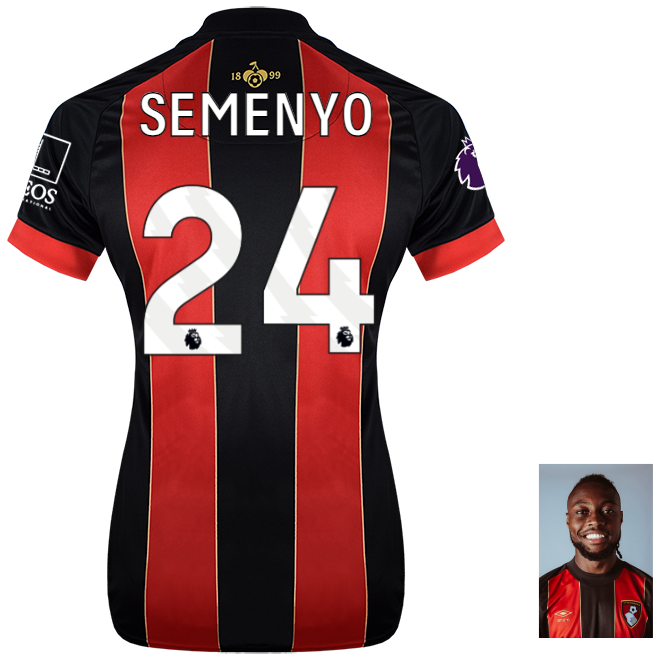 Womens Anniversary Home Shirt 24-25-Red-Black-24-ANTOINE SEMENYO Collection | AFC Bournemouth Official Store