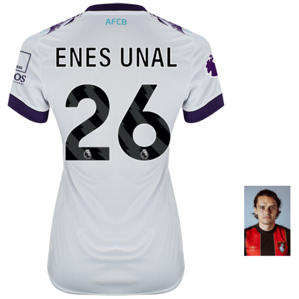 Womens Away Shirt 24-25-White-26-ENES ÜNAL Collection | AFC Bournemouth Official Store