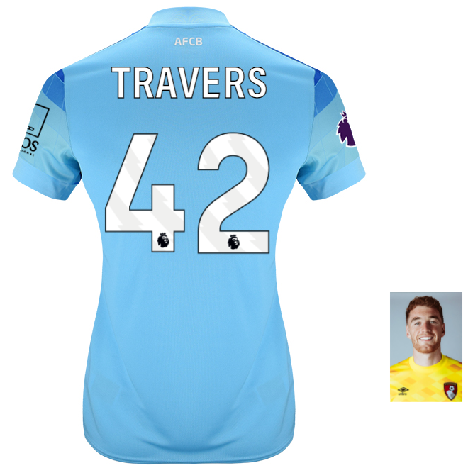 Womens Goalkeeper Shirt 24-25-Aquarius-42-MARK TRAVERS Collection | AFC Bournemouth Official Store