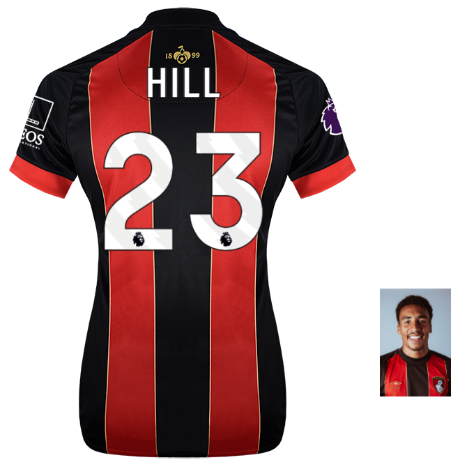 Womens Home Shirt 24-25-Red-Black-23-JAMES HILL Collection | AFC Bournemouth Official Store