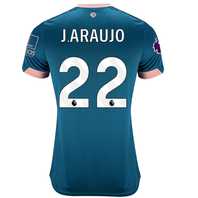 Womens Third Shirt 24-25-Lagoon Green-22-JULIÁN ARAUJO Collection | AFC Bournemouth Official Store