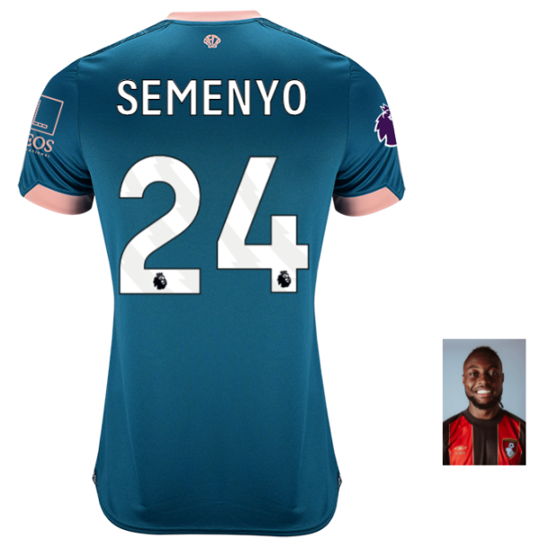 Womens Third Shirt 24-25-Lagoon Green-24-ANTOINE SEMENYO Collection | AFC Bournemouth Official Store