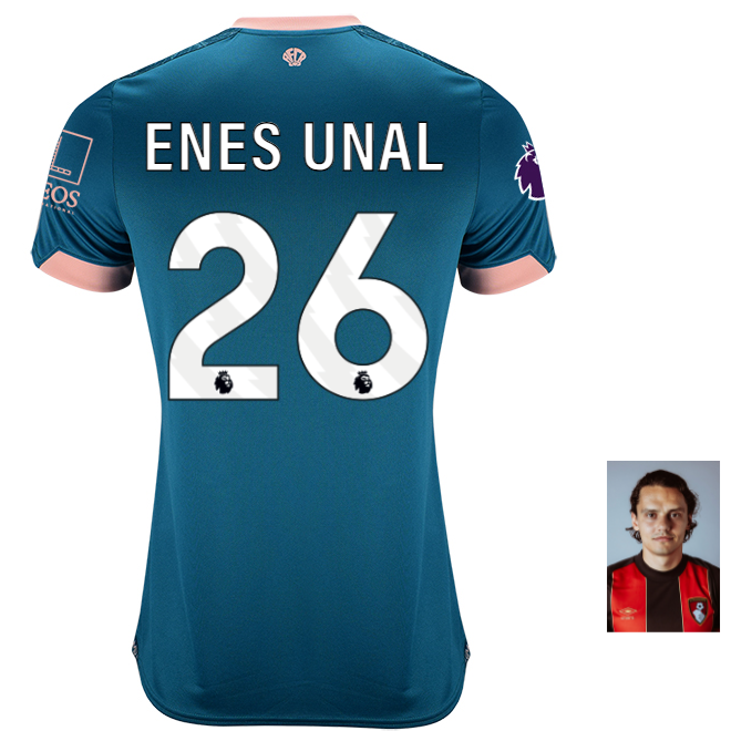 Womens Third Shirt 24-25-Lagoon Green-26-ENES ÜNAL Collection | AFC Bournemouth Official Store