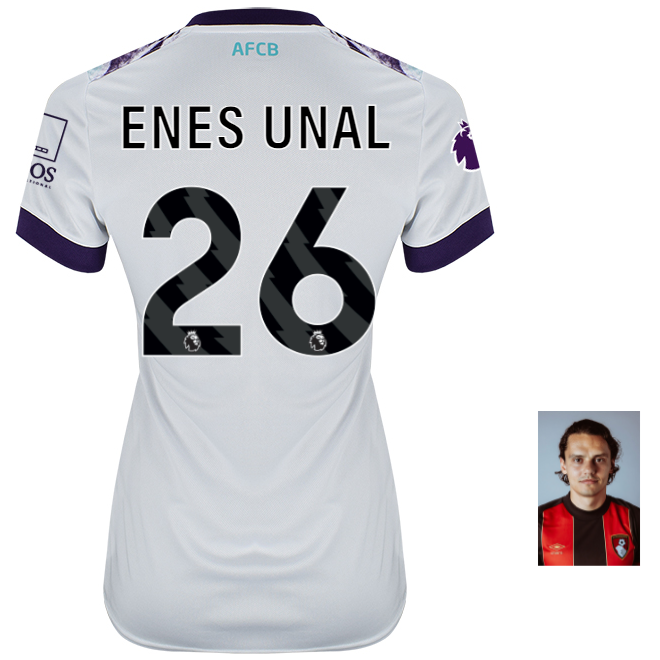 Womens Unsponsored Away Shirt 24-25-26-ENES ÜNAL Collection | AFC Bournemouth Official Store