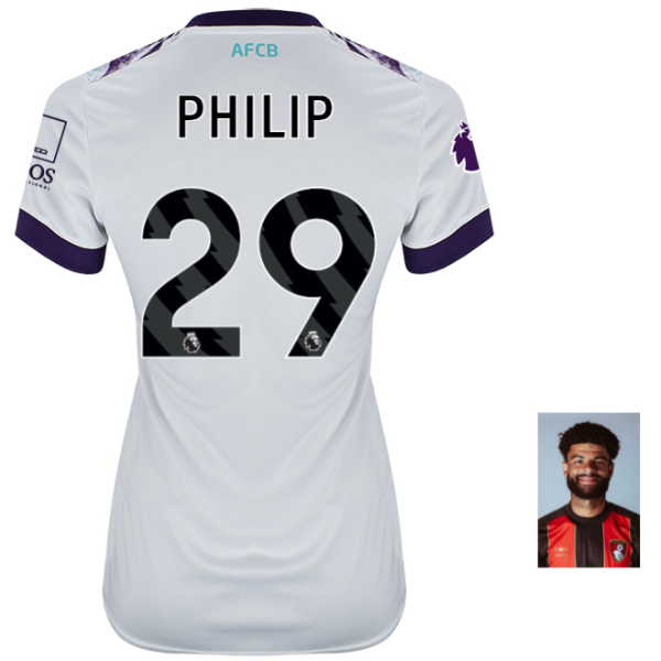 Womens Unsponsored Away Shirt 24-25-29-PHILIP BILLING Collection | AFC Bournemouth Official Store