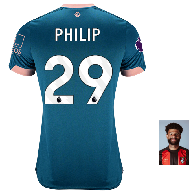 Womens Unsponsored Third Shirt 24-25-29-PHILIP BILLING Collection | AFC Bournemouth Official Store