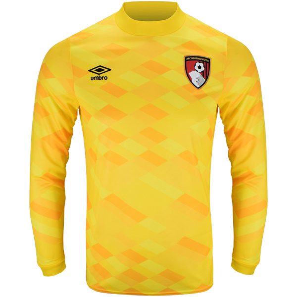 childrens goalkeeper shirt 2425 – cyber yellow with custom printing Collection | AFC Bournemouth Official Store