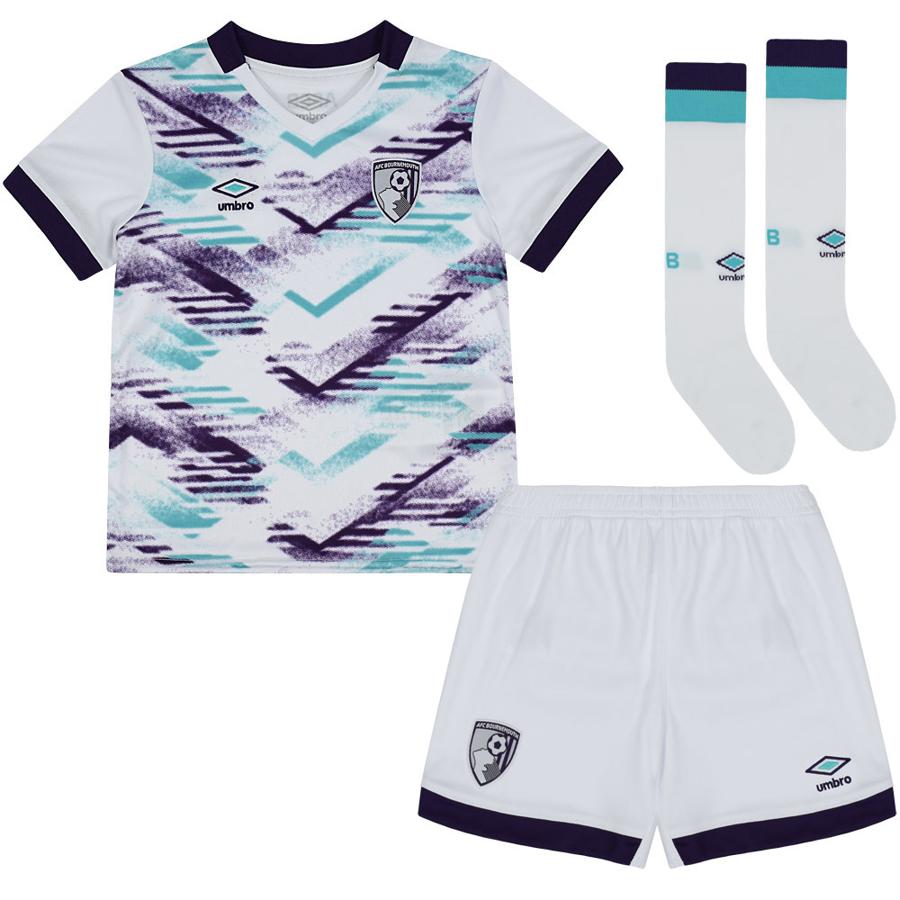 infants away kit 2425 – white with custom printing Collection | AFC Bournemouth Official Store