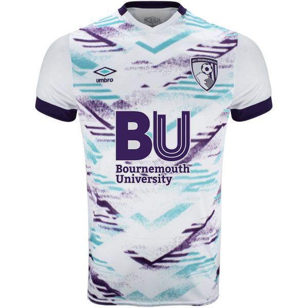 mens away shirt 2425 – white – bu with custom printing Collection | AFC Bournemouth Official Store