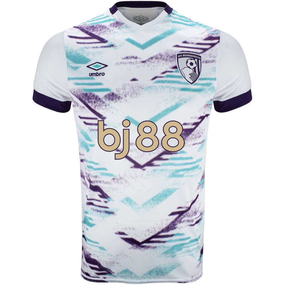 mens away shirt 2425 – white with custom printing Collection | AFC Bournemouth Official Store