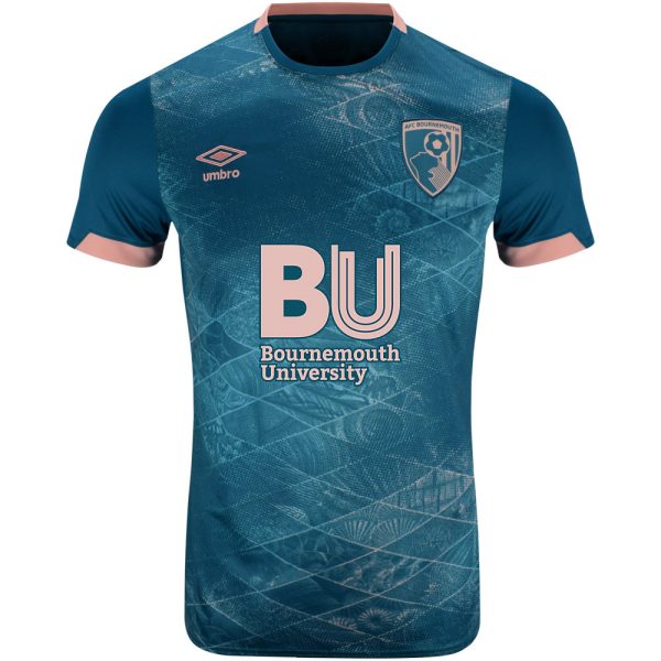 mens third shirt 2425 – lagoon green – bu with custom printing Collection | AFC Bournemouth Official Store