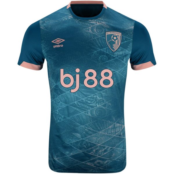 mens third shirt 2425 – lagoon green with custom printing Collection | AFC Bournemouth Official Store