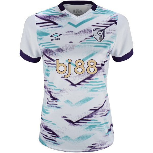 womens away shirt 2425 – white with custom printing Collection | AFC Bournemouth Official Store