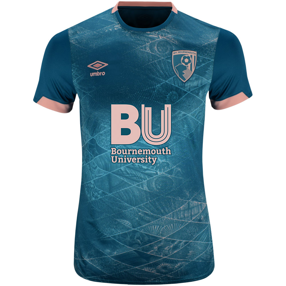 womens third shirt 2425 – lagoon green – bu with custom printing Collection | AFC Bournemouth Official Store